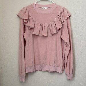 Clu Too Ruffle Trim Sweater